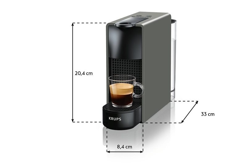 NESPRESSO Krups Essenza Mini Intense XN110B Grey kapszulás kávéfőző