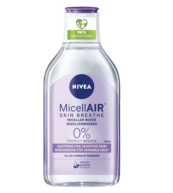 NIVEA MicellAIR Micellar Water Sensitive Skin micellás víz érzékeny bőrre 400 ml 