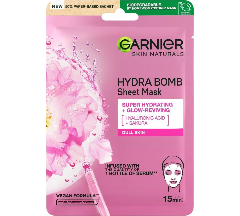 Garnier Skin Naturals Hydra Bomb Eye Sheet Mask Sakura