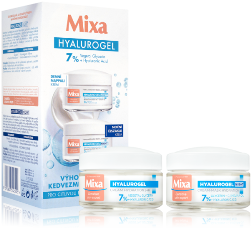 MIXA Hyalurogel Duopack 2×50 ml kozmetikai ajándékcsomag