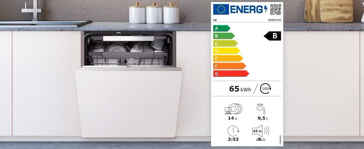 LG DB365TXS Gőzölős mosogatógép 