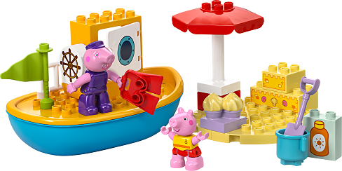 LEGO® DUPLO® 10432 Peppa Malac és a hajóúthajókirándulása
