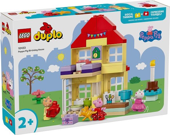 LEGO® DUPLO® 10433 Peppa Peppa Malac születésnapi háza