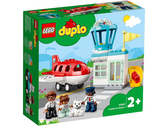 LEGO DUPLO Városi kalandok 10961 Repülőgép és repülőtér