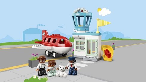 LEGO DUPLO Városi kalandok 10961 Repülőgép és repülőtér