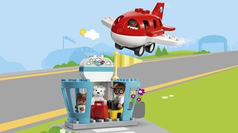 LEGO DUPLO Városi kalandok 10961 Repülőgép és repülőtér