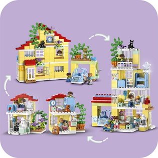 LEGO DUPLO 10994 Családi ház 3 az 1-ben