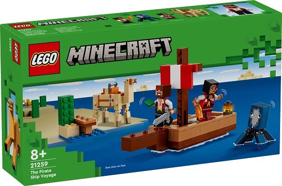 LEGO® Minecraft® A kalózhajós utazás 21259