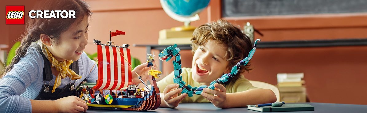 LEGO Creator 31132 Viking hajó és a Midgard kígyó 