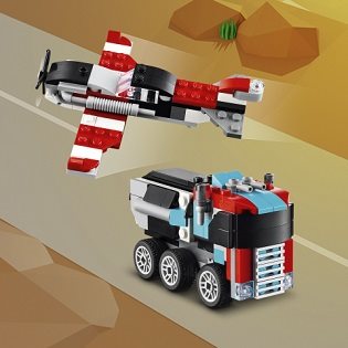 LEGO® Creator 3 az 1-ben 31146 platós teherautó és helikopter