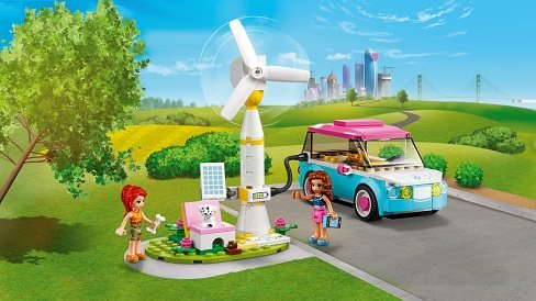 LEGO Friends 41443 Olivia elektromos autója 