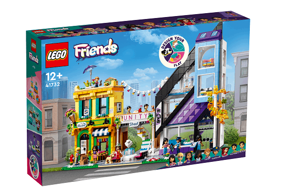 LEGO® Friends 41732 Virágüzlet és tervezőstúdió a belvárosban