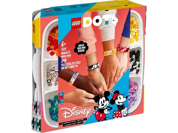 LEGO DOTS 41947 Mickey és barátai karkötők óriáscsomag