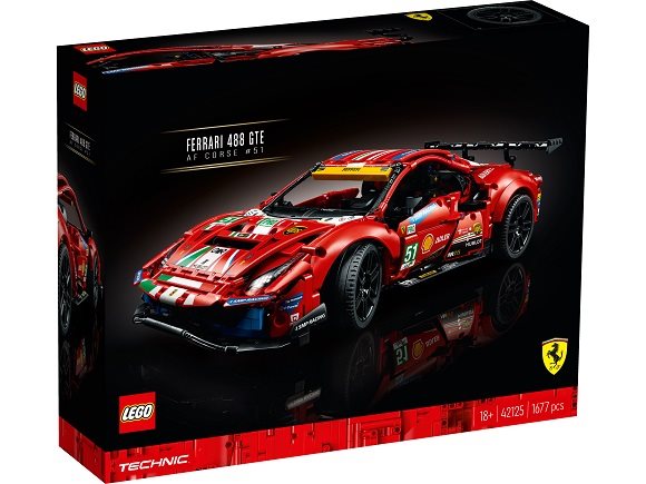 LEGO Technic 42125 Ferrari 488 GTE AF Corse 51