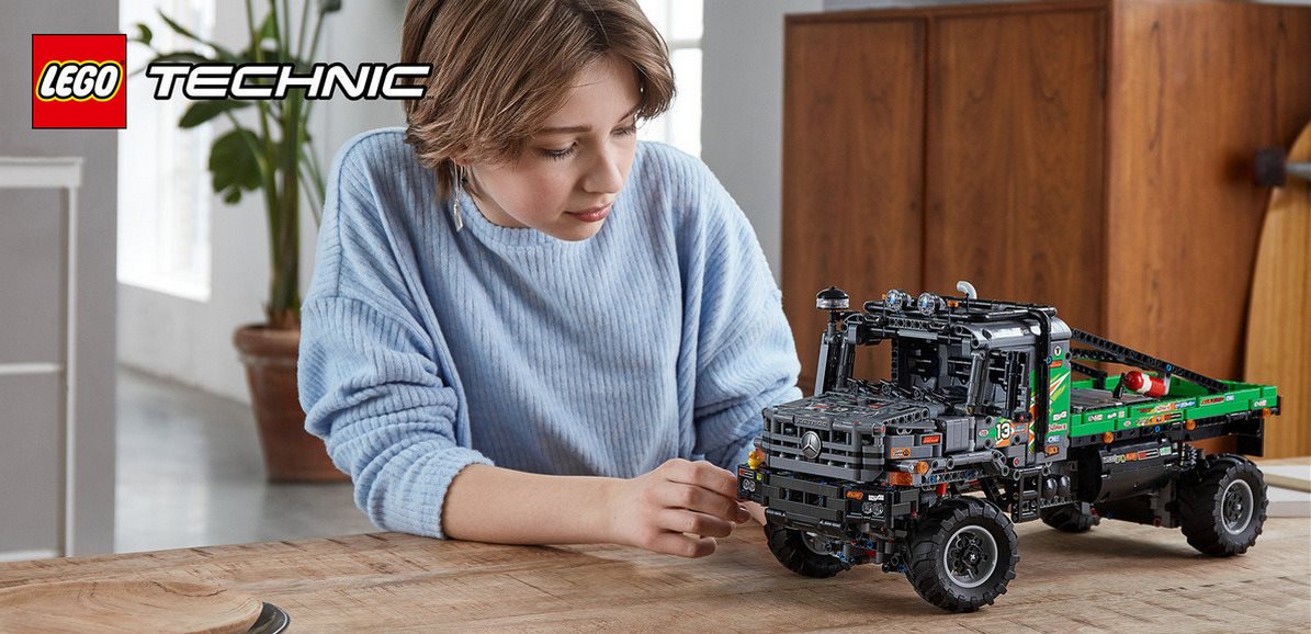 LEGO 42129 Technic 4x4 Mercedes-Benz Zetros verseny teherautó