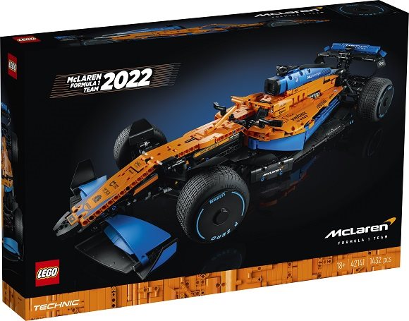 LEGO Technic 42141 McLaren Formula 1 versenyautó