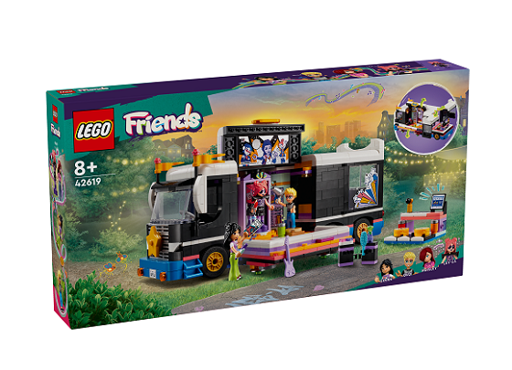 LEGO® Friends 42619 Pop Star turistabusz