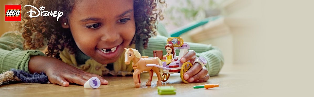 LEGO® │ Disney Princess™ 43233 Belle mesékkel teli lovaskocsija