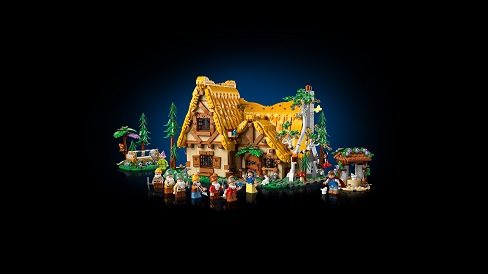 LEGO® Disney Hercegnő™ 43242 Hófehérke és a hét törpe házikó