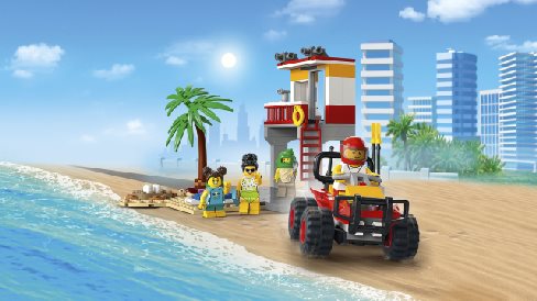 LEGO City 60328 Tengerparti vízimentő állomás