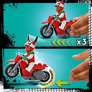 LEGO® City 60332 Vakmerő skorpió kaszkadőr motorkerékpár