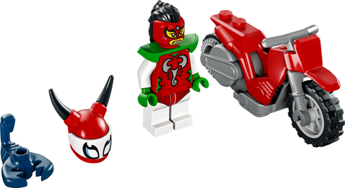 LEGO® City 60332 Vakmerő skorpió kaszkadőr motorkerékpár