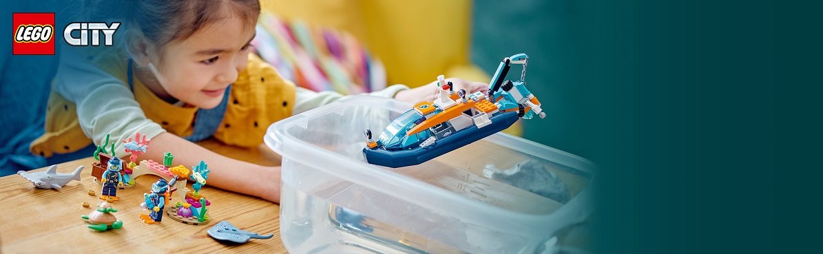 LEGO® City 60377 Felfedező búvárhajó