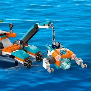 LEGO® City 60377 Felfedező búvárhajó