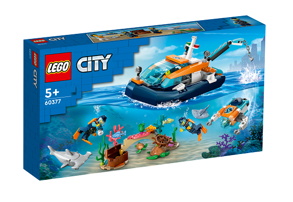 LEGO® City 60377 Felfedező búvárhajó