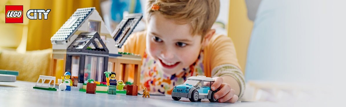 LEGO® City 60398 Családi ház és elektromos autó LEGO® City 60398 Családi ház és elektromos autó
