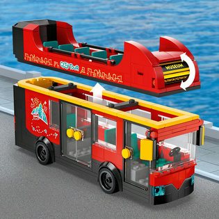 LEGO® City 60407 Piros emeletes turistabusz