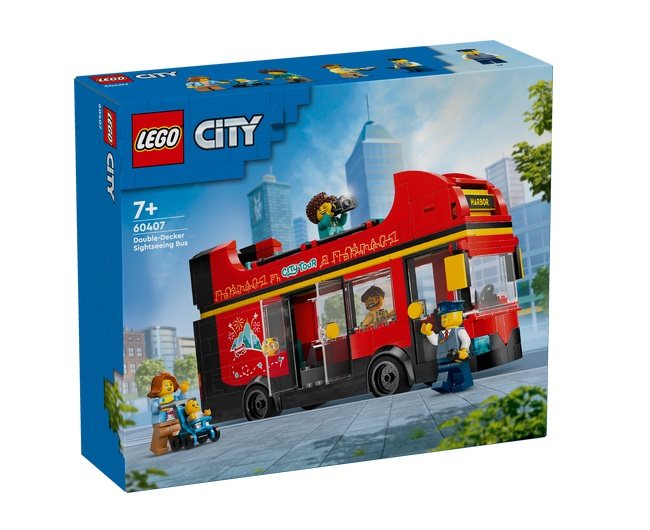 LEGO® City 60407 Piros emeletes turistabusz