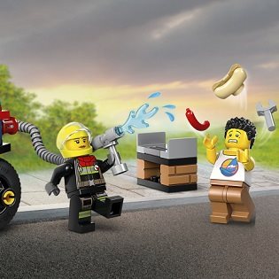 LEGO® City 60410 Tűzoltó motorkerékpár