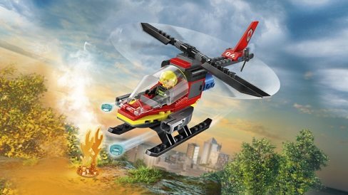 LEGO® City 60411 Tűzoltó mentőhelikopter