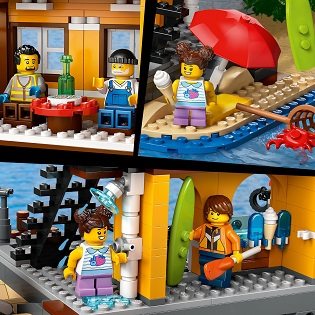 A LEGO® City Tengerparti kikötő teherszállító hajóval 60422 
