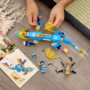 LEGO NINJAGO 71760 Jay mennydörgő EVO sárkánya