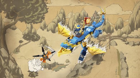 LEGO NINJAGO 71760 Jay mennydörgő EVO sárkánya