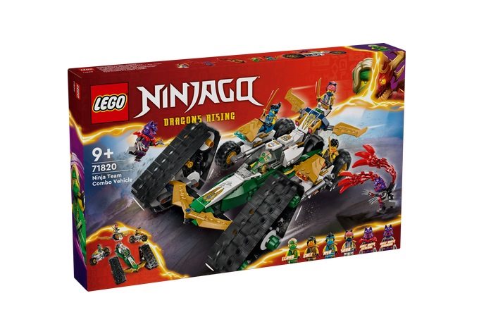 LEGO® NINJAGO® 71820 A nindzsacsapat kombinálható járműve