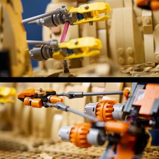 LEGO® Star Wars™ 75380 Mos Espa siklóernyős verseny - dioráma