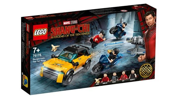 LEGO® Marvel  Menekülés a Tíz Gyűrű Servezete elől 76176 
