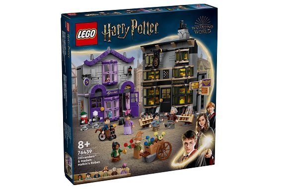 LEGO® Harry Potter™ 76439 Ollivander boltja és Madame Malkin talárszabászata