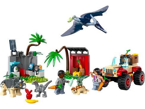 LEGO® Jurassic World 76963 Kis dínók mentőközpont