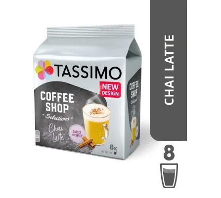 TASSIMO Chai Latte kávékapszula 8 db