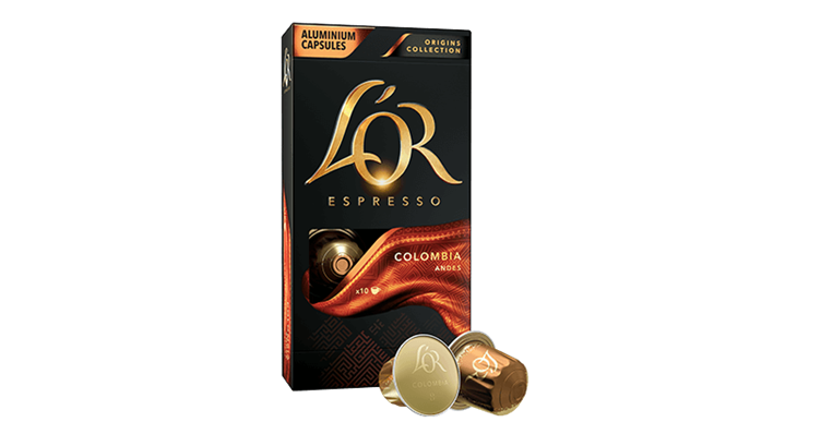 L'OR KARTON kávékapszula 10 x Kolumbia