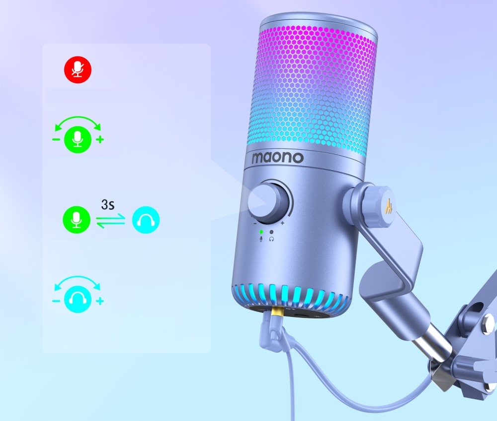 MAONO DM30 RGB mikrofon
