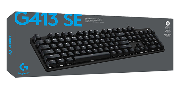 Logitech G413 SE Mechanical Gaming Keyboard Black gamer billentyűzet Logitech G413 SE Mechanical Gaming Keyboard Black gamer billentyűzet