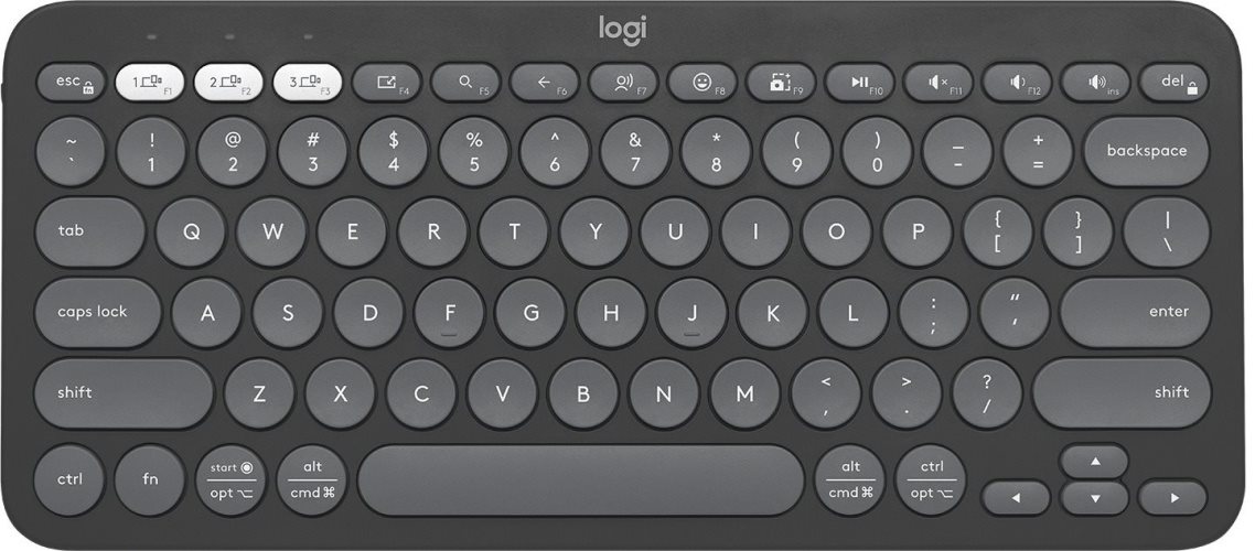 Logitech Pebble Keyboard 2 K380s, Graphite