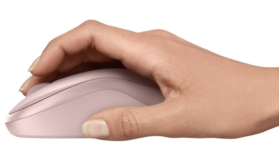 Logitech M240 csendes Bluetooth egér rózsaszínű