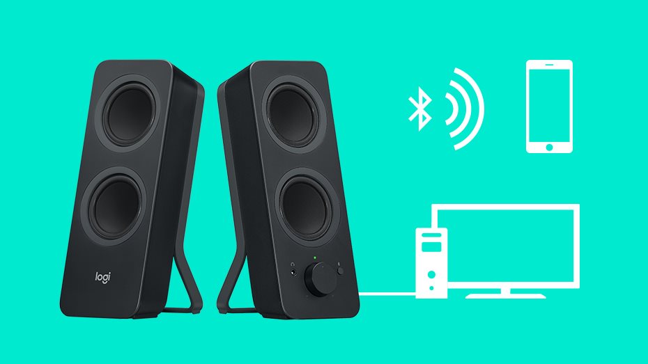 Logitech Z207 fekete Easy-Switch hangszórók