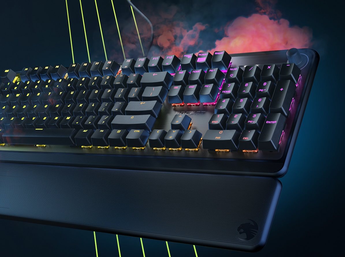 Gamer billentyűzet ROCCAT Pyro, RED Switch - USA